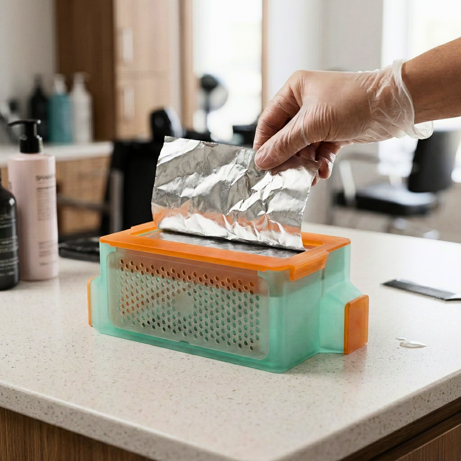 Full-Sheet Hair Foil Dispenser Box | Mix & Match Translucent Colors | 3D Printed PETG