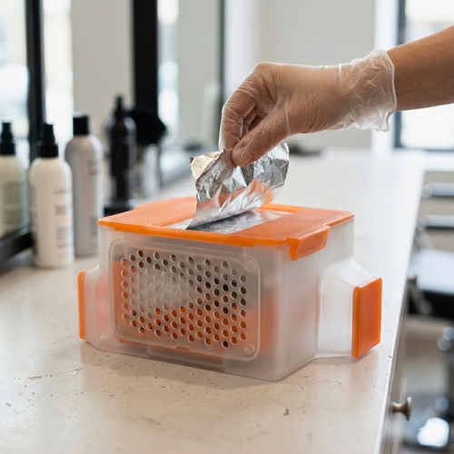 Half-Sheet Hair Foil Dispenser Box | Mix & Match Translucent Colors | 3D Printed PETG