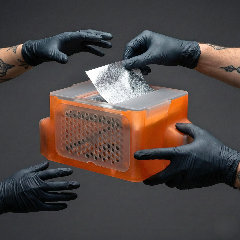 Half-Sheet Hair Foil Dispenser Box | Mix & Match Translucent Colors | 3D Printed PETG