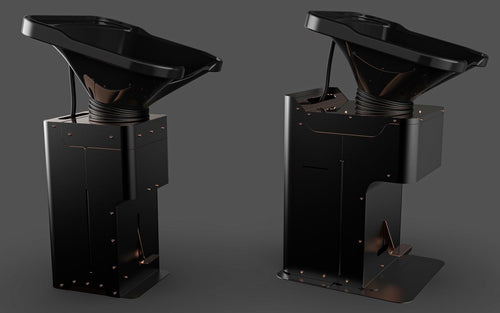 Adjustable Hydraulic Shampoo Bowl System | Foot-Pump Height Control (Pre-Order Special)